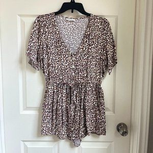 Kivari Leopard Romper